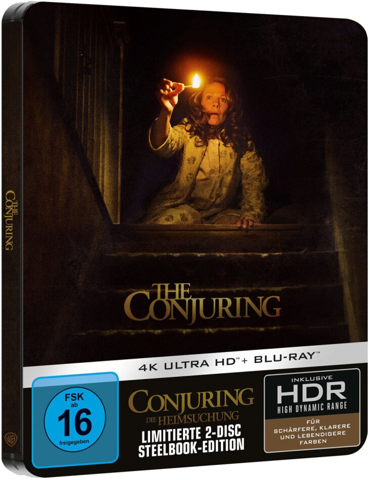 Conjuring - Die Heimsuchung - The Conjuring (2013) Limited Edition, Steelbook, 4K Ultra HD + Blu-ray