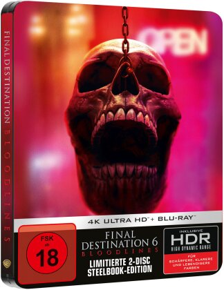Final Destination: Bloodlines (2025) (Limited Edition, Steelbook, 4K Ultra HD + Blu-ray)