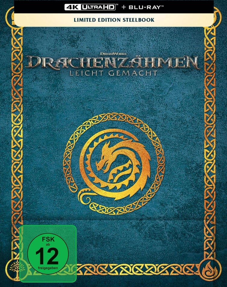 Drachenzähmen leicht gemacht (2025) Limited Edition, Steelbook, 4K Ultra HD + Blu-ray