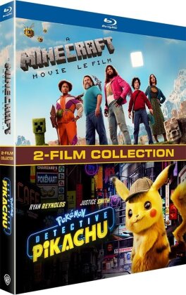 Minecraft le film (2025) / D&eacute;tective Pikachu (2019) (2 Blu-ray)