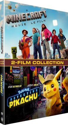 Minecraft le film (2025) / D&eacute;tective Pikachu (2019) (2 DVD)