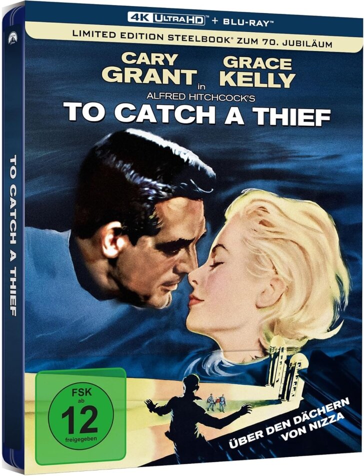Über den Dächern von Nizza - To Catch a Thief (1955) 70th Anniversary Limited Edition, Steelbook, 4K Ultra HD + Blu-ray