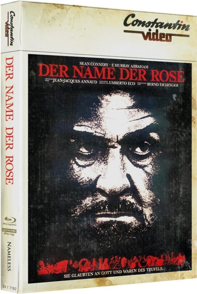 Der Name der Rose (1986) Cover E, Limited Edition, Mediabook, 4K Ultra HD + Blu-ray