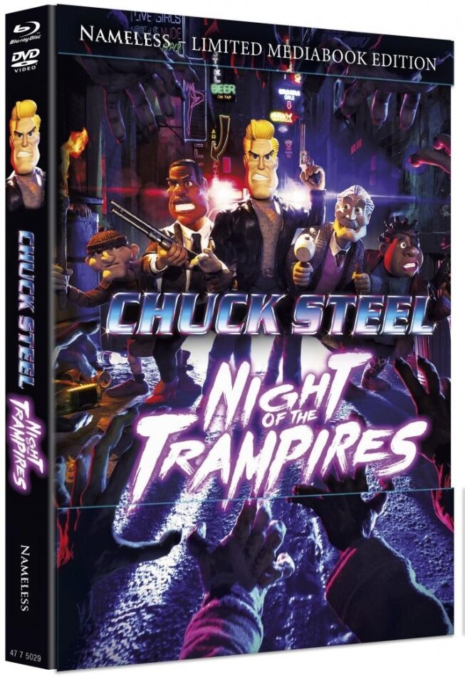 Chuck Steel: Night of the Trampires (2018) Cover E, Limited Edition, Mediabook, Blu-ray + DVD
