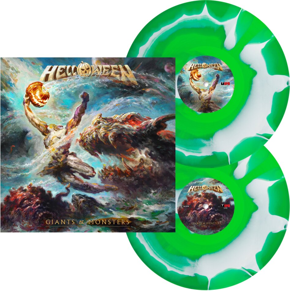 Helloween - Giants & Monsters Indies Only, Limited Edition, Majestic Green Vinyl, 2 LPs