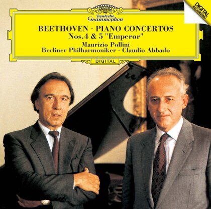 Ludwig van Beethoven (1770-1827), Claudio Abbado, Maurizio Pollini & Berliner Philharmoniker - Piano Concertos Nos. 4 & 5&nbsp;Emperor (Japan Edition, 2025 Reissue)