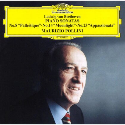 Maurizio Pollini, Ludwig van Beethoven (1770-1827) & Maurizio Pollini - Piano Sonatas&nbsp;Pathetique,&nbsp;Moonlight,&nbsp;Appassionata (Japan Edition, 2025 Reissue)