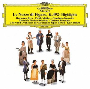 Wolfgang Amadeus Mozart (1756-1791), Karl B&ouml;hm, Edith Mathis, Gundula Janowitz, &hellip; - Le Nozze Di Figaro - Highlights (Japan Edition, 2025 Reissue)