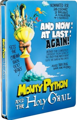 Monty Python and the Holy Grail (1975) (Limited Edition, Steelbook, 4K Ultra HD + Blu-ray)