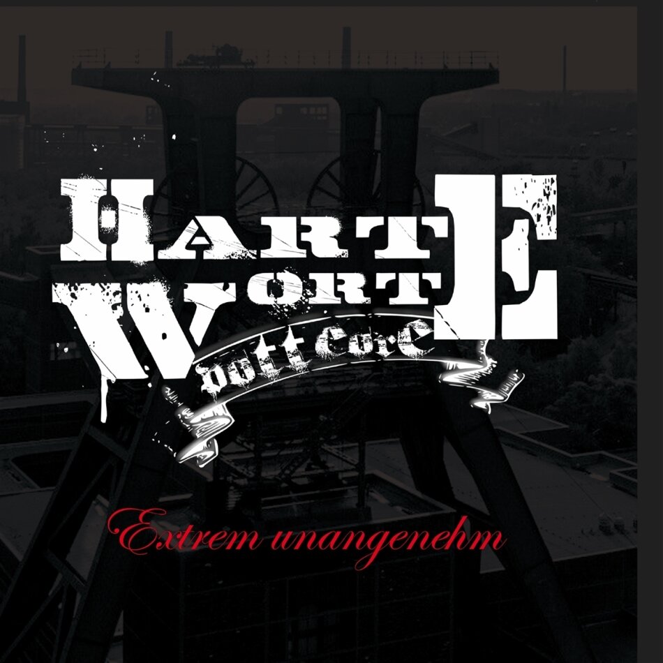 Harte Worte - Extrem Unangenehm Transparent Red W/Red Splatter Vinyl, LP