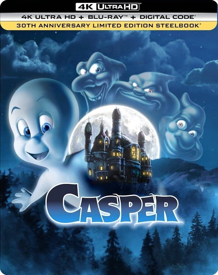 Casper (1995) 30th Anniversary Limited Edition, Steelbook, 4K Ultra HD + Blu-ray