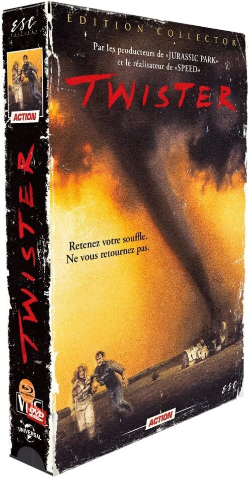 Twister (1996) VHS Box, + Goodies, Édition Collector Limitée, Blu-ray + DVD