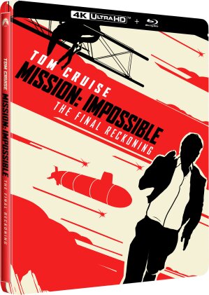 Mission: Impossible 8 - The Final Reckoning - Partie 2 (2025) (&Eacute;dition Limit&eacute;e, Steelbook, 4K Ultra HD + 2 Blu-ray)