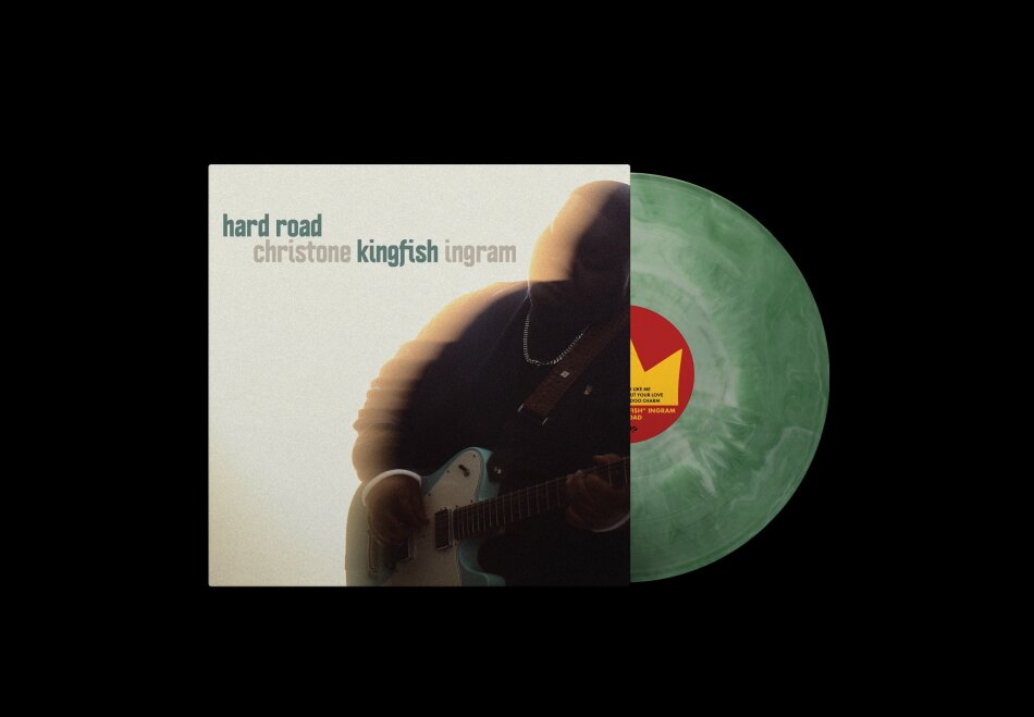 Christone "Kingfish" Ingram - Hard Road Green/White Splash Vinyl, LP
