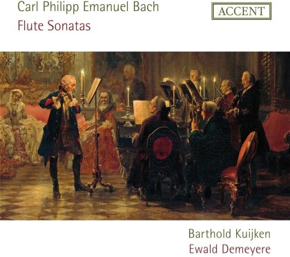 Carl Philipp Emanuel Bach (1714-1788), Barthold Kuijken & Ewald Demeyere - Flute Sonatas (2 CDs)