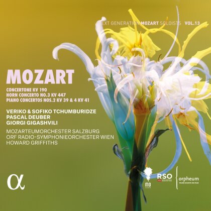 Wolfgang Amadeus Mozart (1756-1791), Howard Griffiths, Pascal Deuber, Veriko Tchumburidze & Sofiko Tchumburidze - Concertone Kv 190 Horn Con No. 3 Kv 447 - Vol. 13 (Next Generation Mozart Soloists)