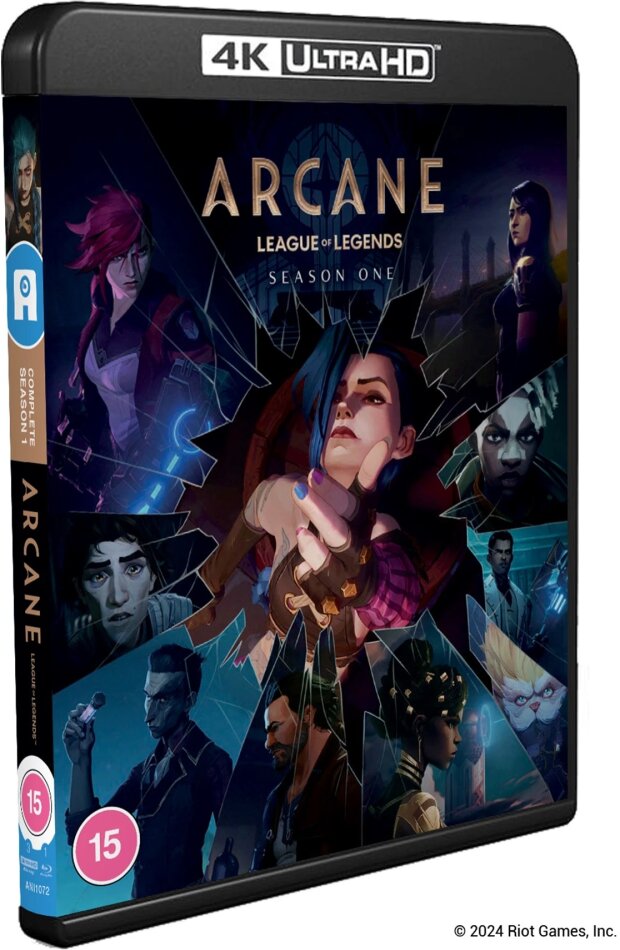 Arcane - League of Legends - Season 1 Standard Edition, 3 4K Ultra HDs + Blu-ray
