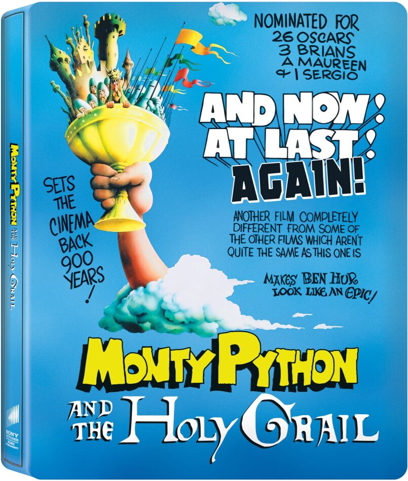 Monty Python e il Sacro Graal (1975) Limited Edition, Steelbook, 4K Ultra HD + Blu-ray