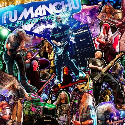 Fu Manchu - The Return Of...Live (White w/ Blue, Purple & Orange Splatter Vinyl, LP)