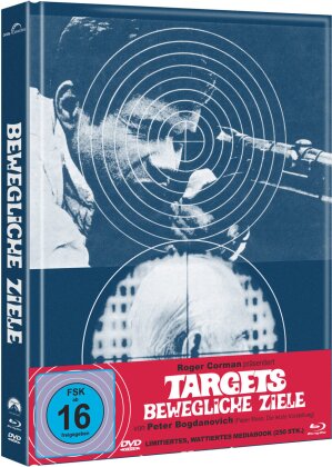 Targets - Bewegliche Ziele (1968) (Cover W, Wattiert, Limited Collector's Edition, Mediabook, Blu-ray + DVD)