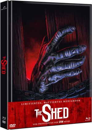 The Shed (2019) (Cover W, Wattiert, Limited Collector's Edition, Mediabook, Blu-ray + DVD)