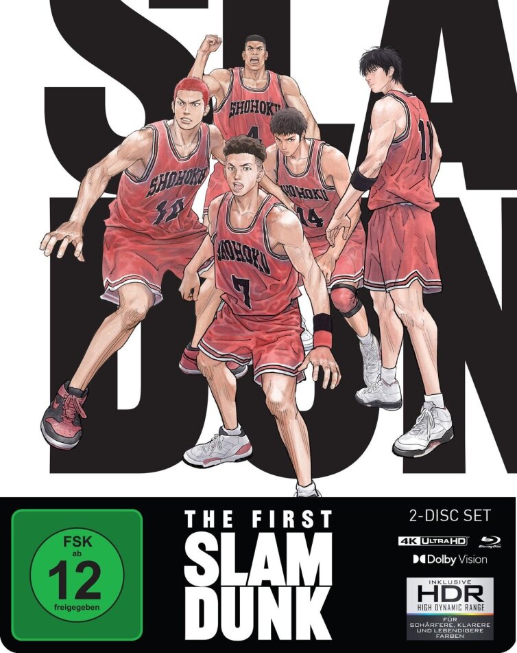 The First Slam Dunk (2023) Limited Edition, Steelbook, 4K Ultra HD + Blu-ray