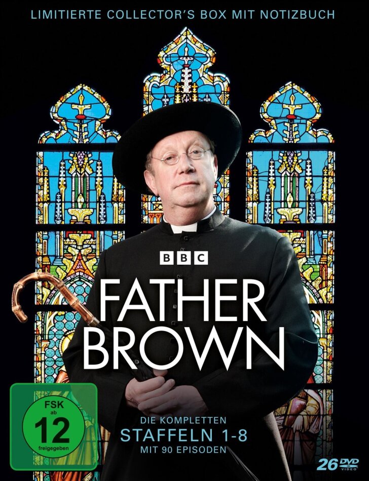 Father Brown - Staffel 1-8 + Notizbuch, BBC, Limited Collector's Edition, 27 DVDs