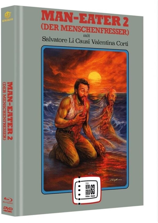 Man-Eater 2 - Der Menschenfresser (2024) Cover D, Limited Edition, Mediabook, Uncut, Blu-ray + DVD