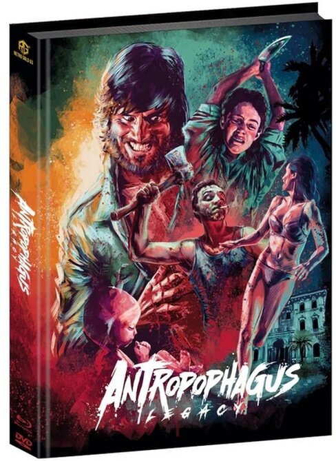 Antropophagus Legacy (2024) Cover B, Wattiert, Limited Edition, Mediabook, Uncut, Blu-ray + DVD