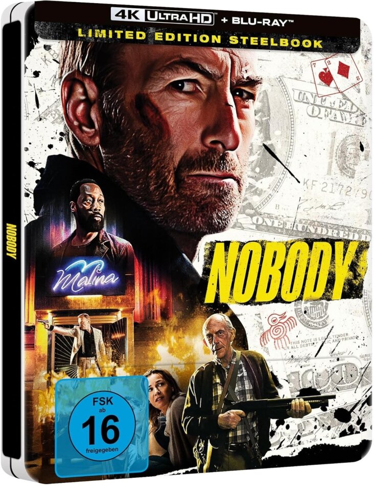 Nobody (2021) Limited Edition, Steelbook, 4K Ultra HD + Blu-ray