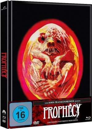 Prophecy (1979) (Cover W, Wattiert, Limited Edition, Mediabook, Blu-ray + DVD)
