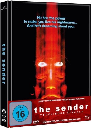 The Sender - Teuflische Signale (1982) (Cover W, Wattiert, Limited Edition, Mediabook, Blu-ray + DVD)
