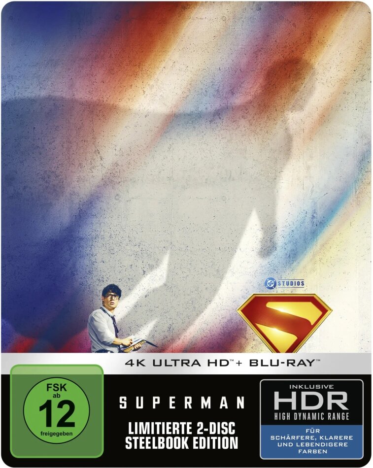 Superman (2025) Cover A, Limited Edition, Steelbook, 4K Ultra HD + Blu-ray