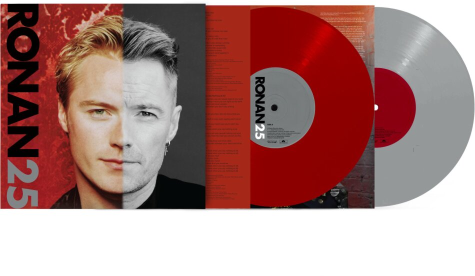 Ronan Keating - Ronan 2025 Reissue, Polydor, 25th Anniversary Edition, Red & Silver Vinyl, 2 LPs