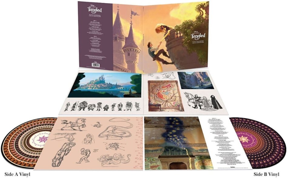 Songs From Tangled - OST 2025 Reissue, Zoetrope Vinyl, LP