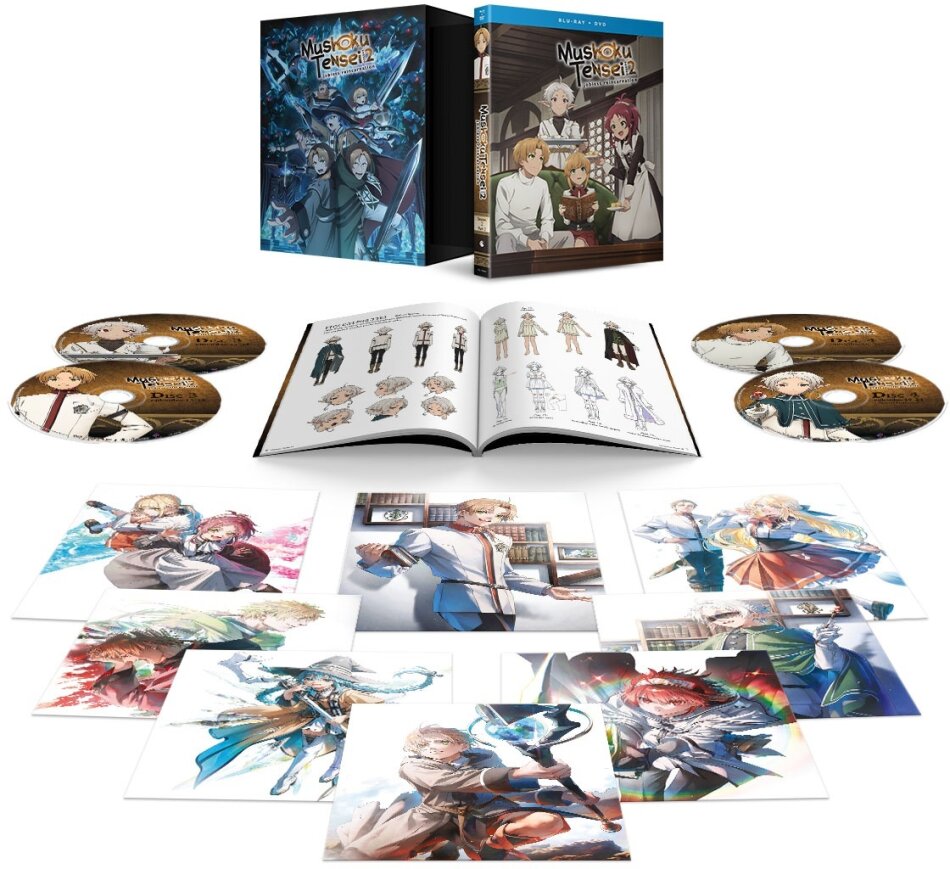 Mushoku Tensei: Jobless Reincarnation - Season 2 - Part 2 Limited Edition, 2 Blu-rays + 2 DVDs