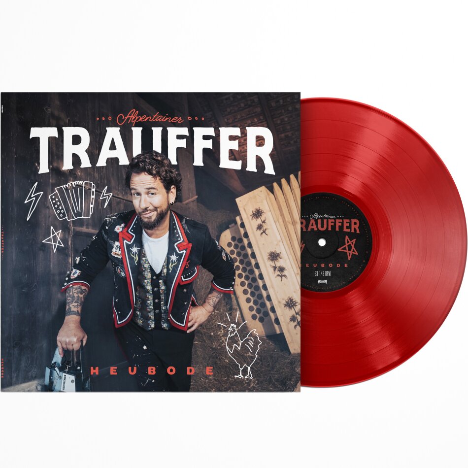 Trauffer - Heubode Nummeriert, Signiert, Rotes Vinyl, LP