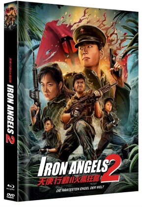 Iron Angels 2 - Die h&auml;rtesten Engel der Welt (1988) (Cover C, Limited Edition, Mediabook, Blu-ray + DVD)