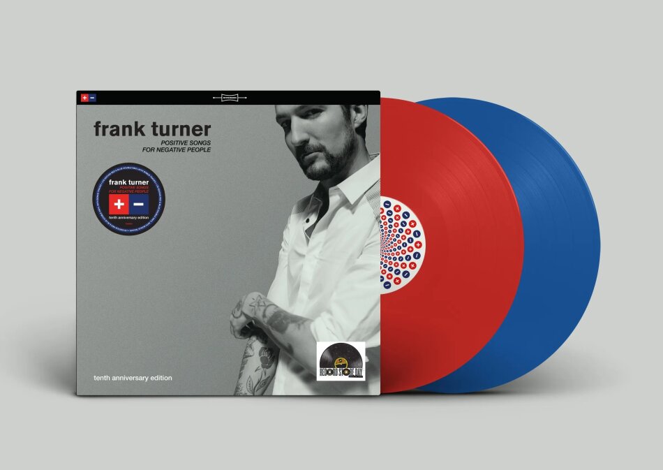 Frank Turner - Positive Songs For Negative People 2025 Reissue, RSD 2025, Vertigo Berlin, Red & Blue Vinyl, 2 LP