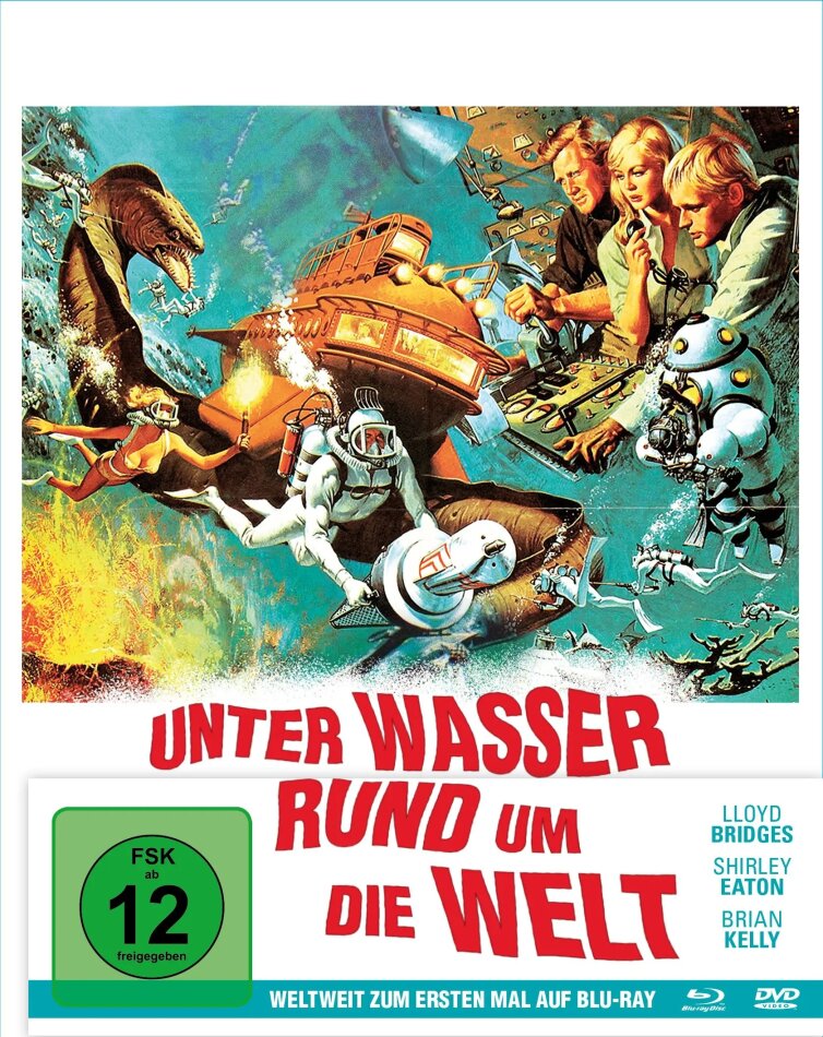 Unter Wasser rund um die Welt (1966) Limited Edition, Mediabook, Blu-ray + DVD