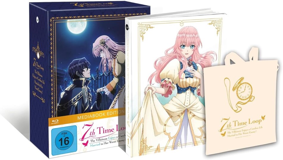 7th Time Loop - The Villainess Enjoys a Carefree Life Married to Her Worst Enemy! - Vol. 1 + Sammelschuber, Mediabook
