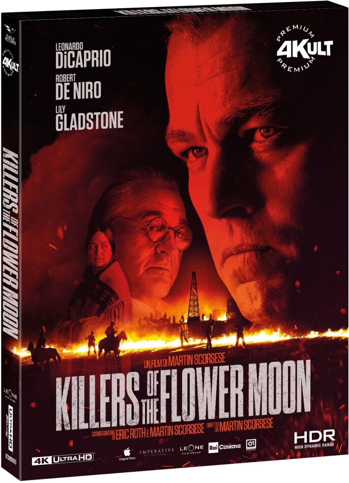 Killers of the Flower Moon (2023) 4Kult Premium, + Poster, Limited Edition, 4K Ultra HD + Blu-ray