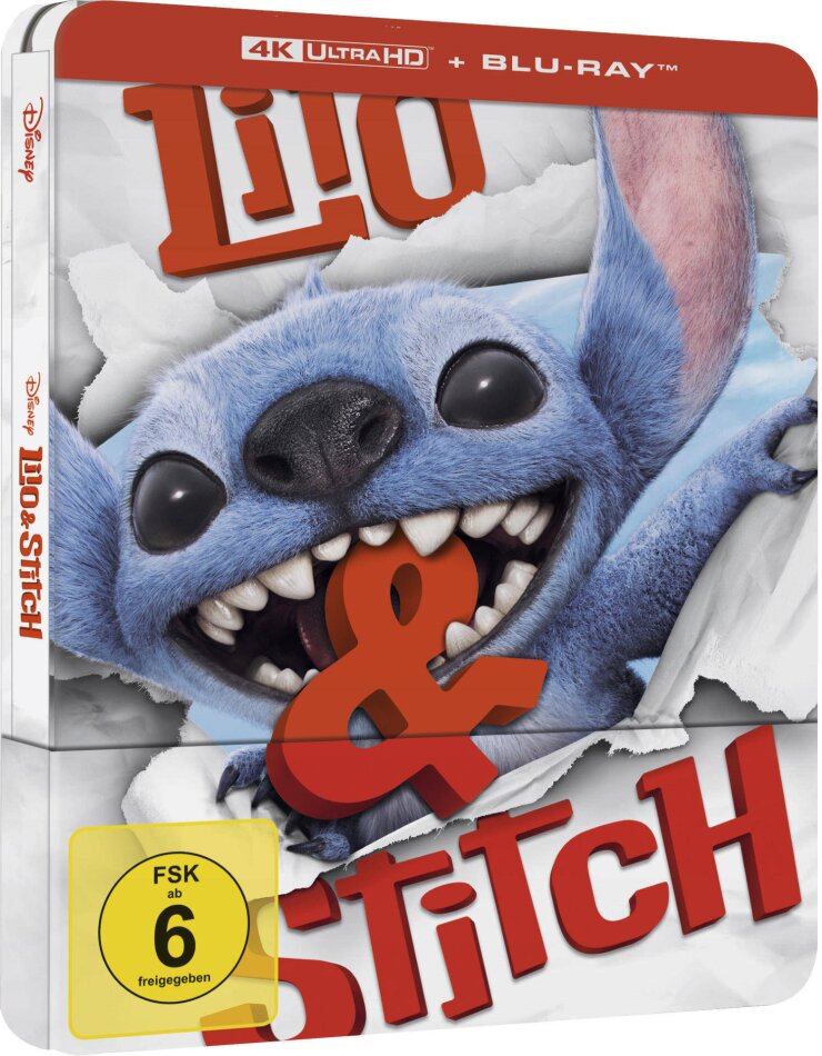 Lilo & Stitch (2025) Limited Edition, Steelbook, 4K Ultra HD + Blu-ray