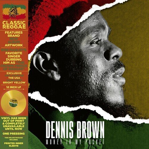 Dennis Brown - Money In My Pocket 2025 Reissue, Limited Edition, Colored, LP