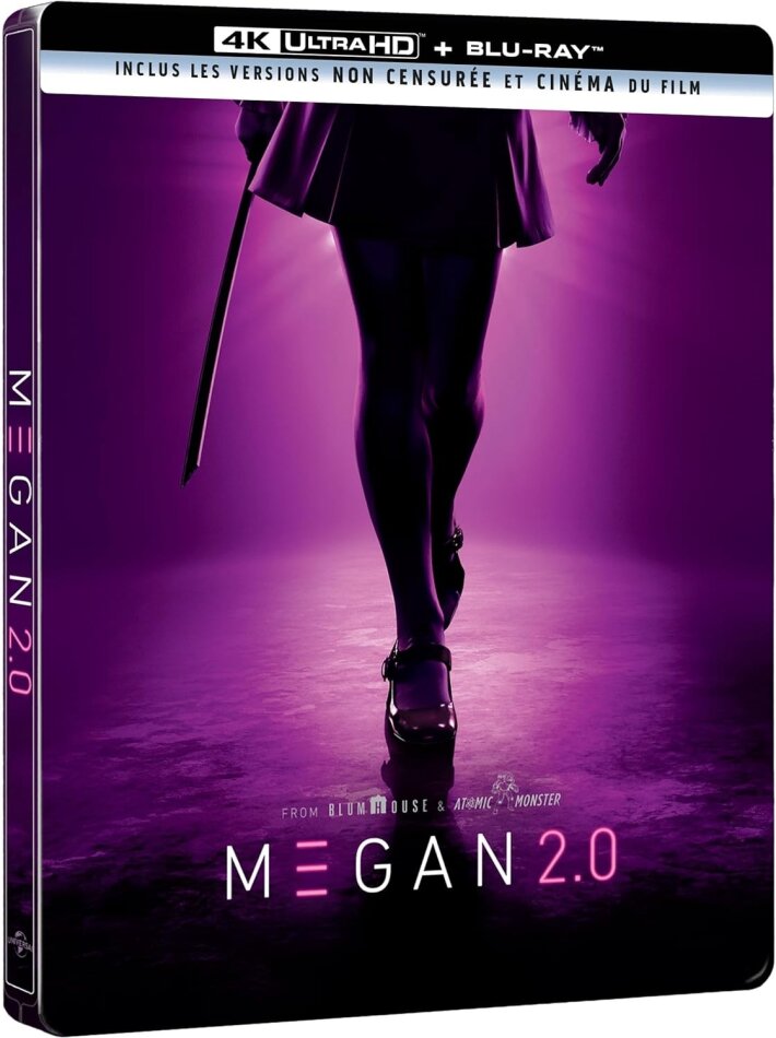 M3GAN 2.0 (2025) Version non censurée, Kinoversion, Limited Edition, Steelbook, 4K Ultra HD + Blu-ray