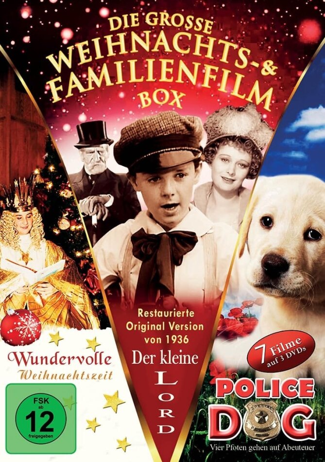 Die grosse Weihnachts- & Familienfilm Box - 7 Filme 3 DVDs