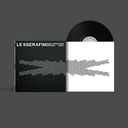 Le Sserafim (K-Pop) - 'Easy-Crazy-Hot' Special Vinyl (Carbon Black Vinyl, LP)