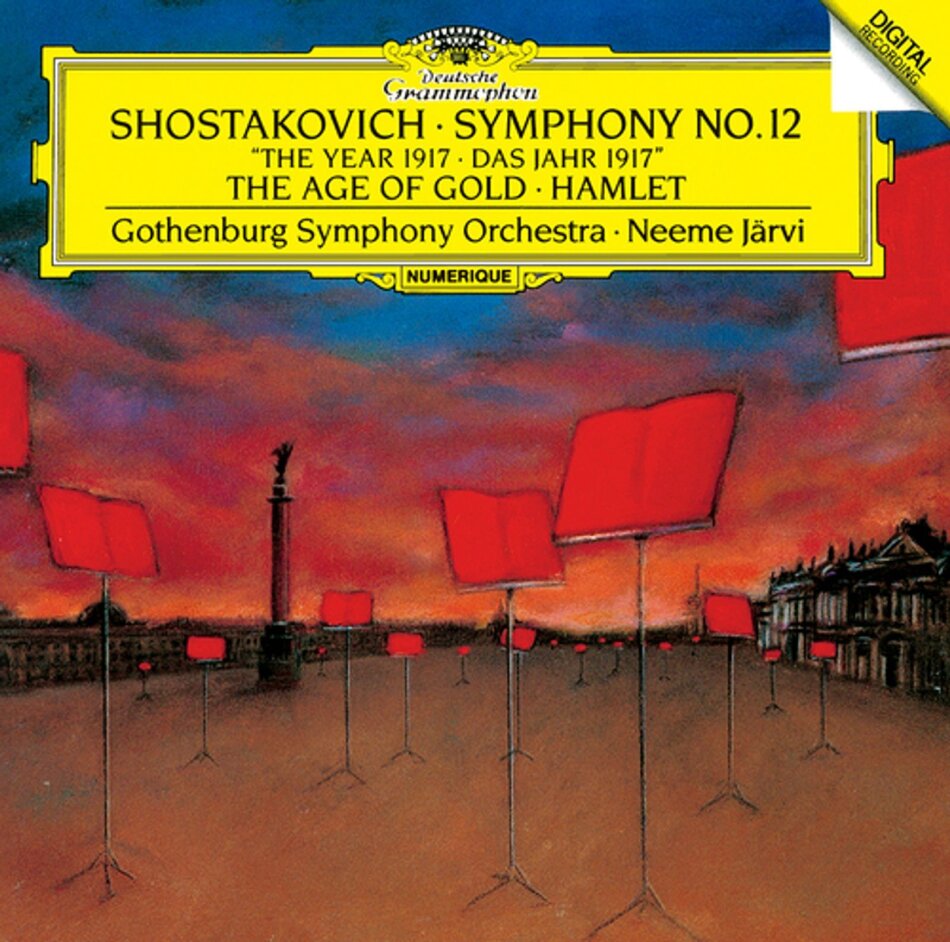 Dimitri Schostakowitsch (1906-1975), Neeme Järvi & Gothenburg Symphony Orchestra - Symphony No. 12 "1917", Suite "Hamlet", "The Golden Age" Japan Edition, UHQCD, Limited Edition