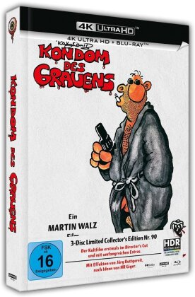 Kondom des Grauens (1996) (Cover A, Director's Cut, Limited Collector's Edition, Mediabook, 4K Ultra HD + 2 Blu-rays)