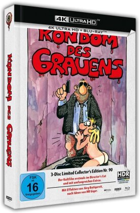 Kondom des Grauens (1996) (Cover C, Director's Cut, Limited Collector's Edition, Mediabook, 4K Ultra HD + 2 Blu-rays)